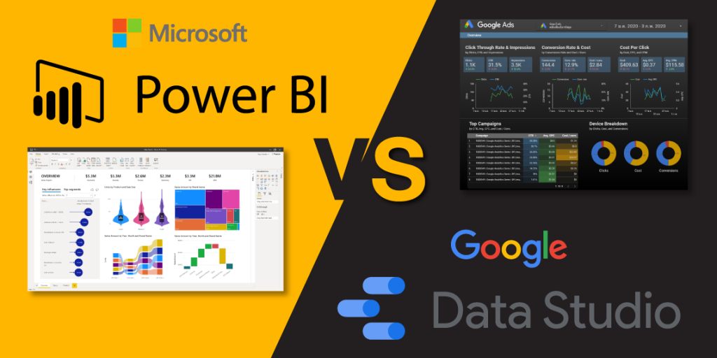 Power BI Desktop VS Google Data Studio