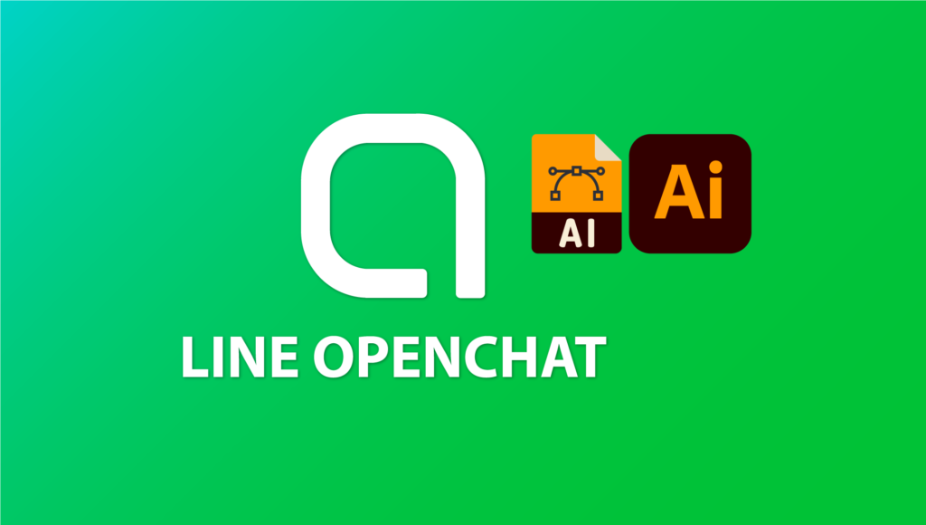 แจก logo LINE OpenChat .ai Vector