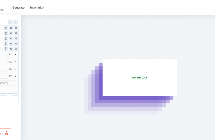 Box Shadow Generator