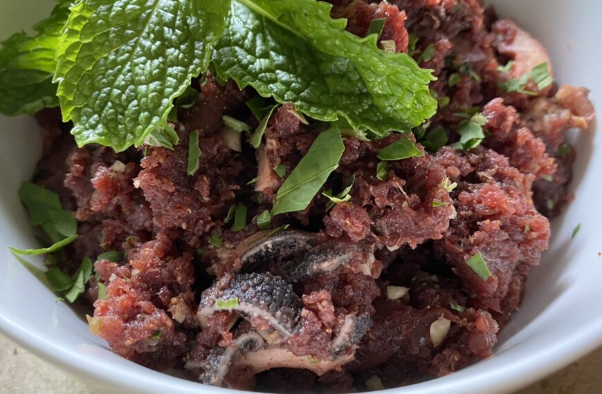 ลาบเหนือ สูตรพริกลาบร้านลาบต้นข่อย