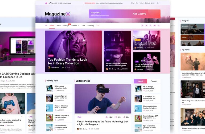 เปิดตัวธีมฟรี! Magazine-X