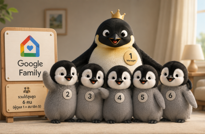 วิธีแชร์ Google AI Ultra ผ่าน Family !!