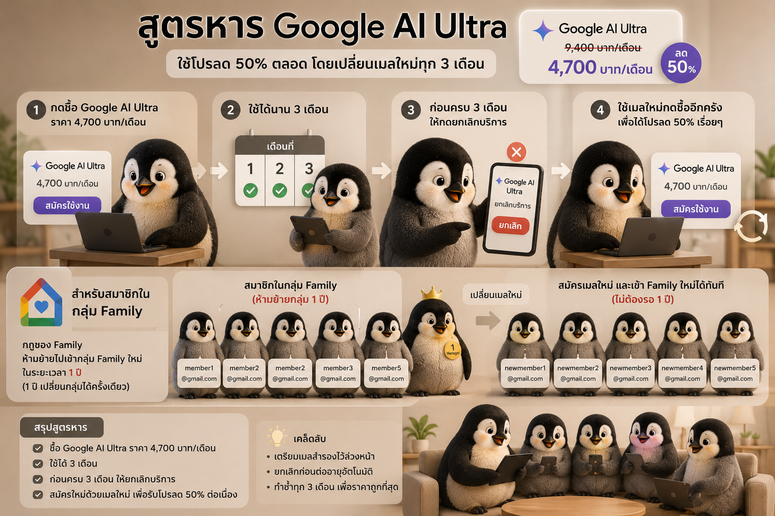Google AI Ultra 4700THB