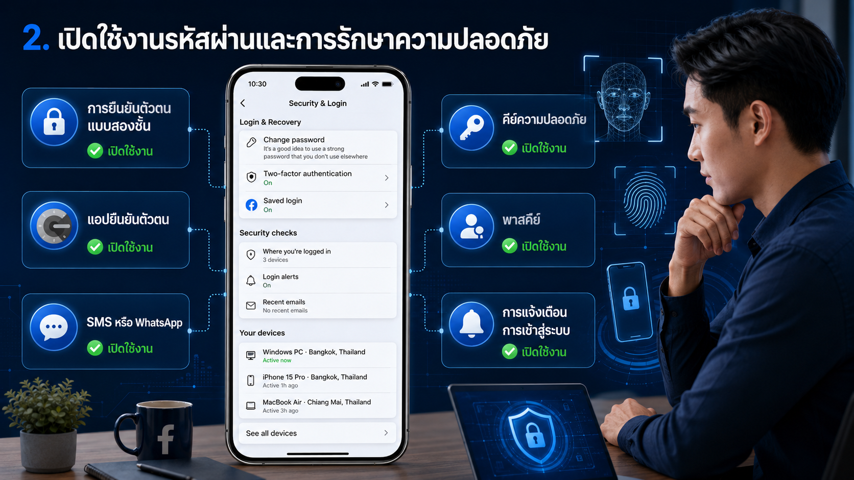 Enable Password and Security