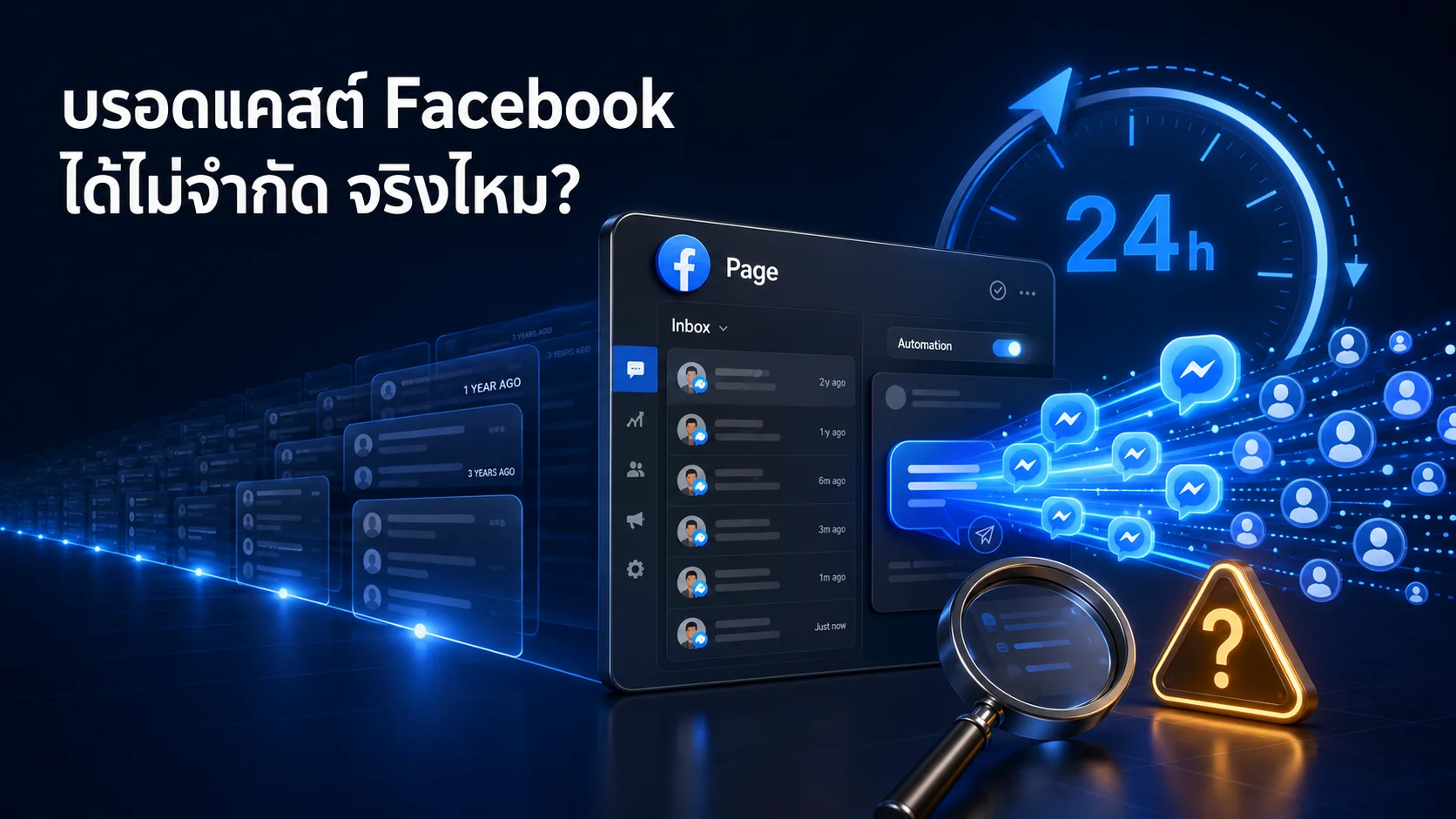 บรอดแคสต์ LINE OA + Facebook ได้ไม่จำกัด จริง? หลอก? 4 Facebook Opt in Marketing Messages