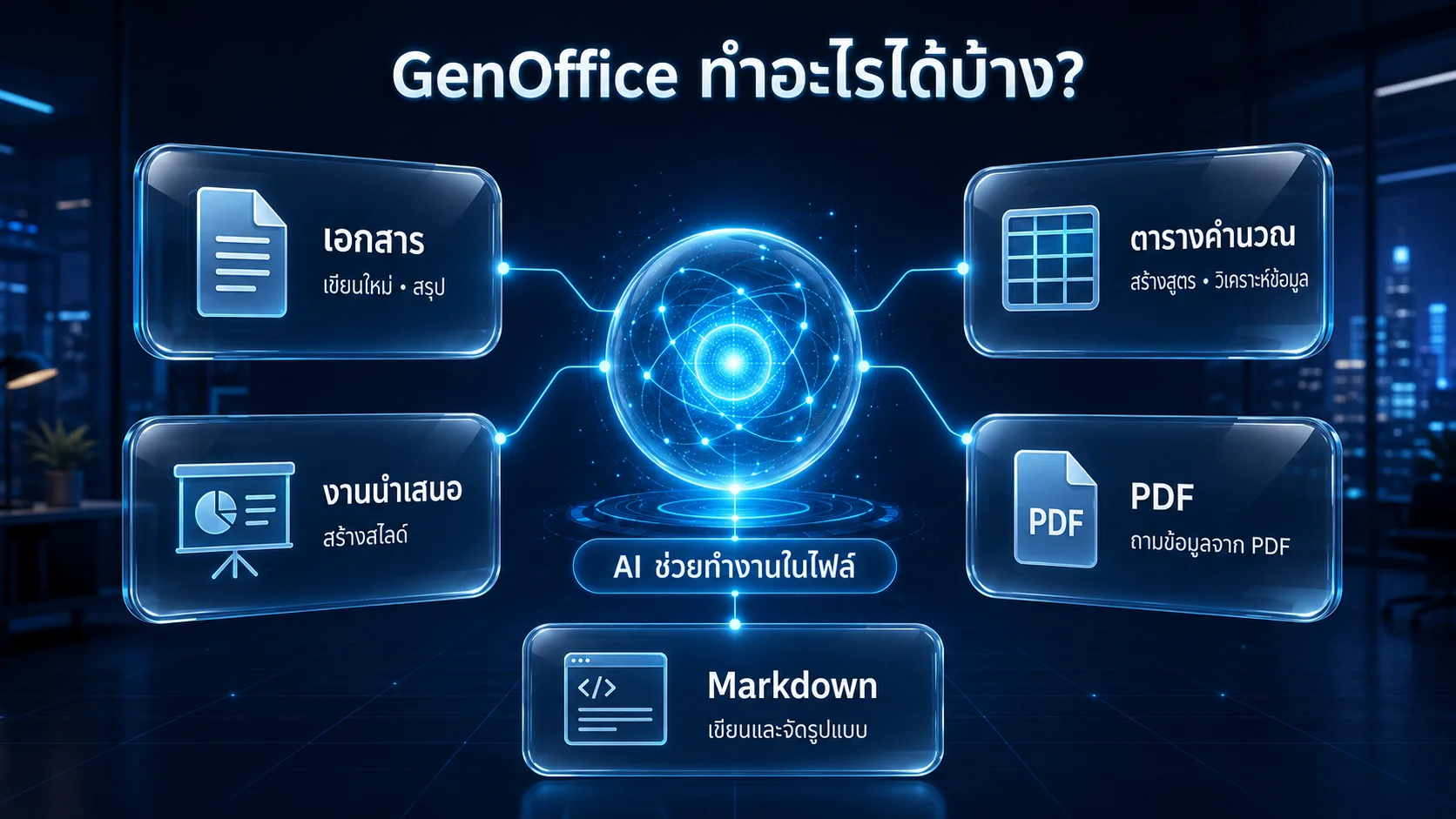 GenOffice ทำอะไรได้บ้าง