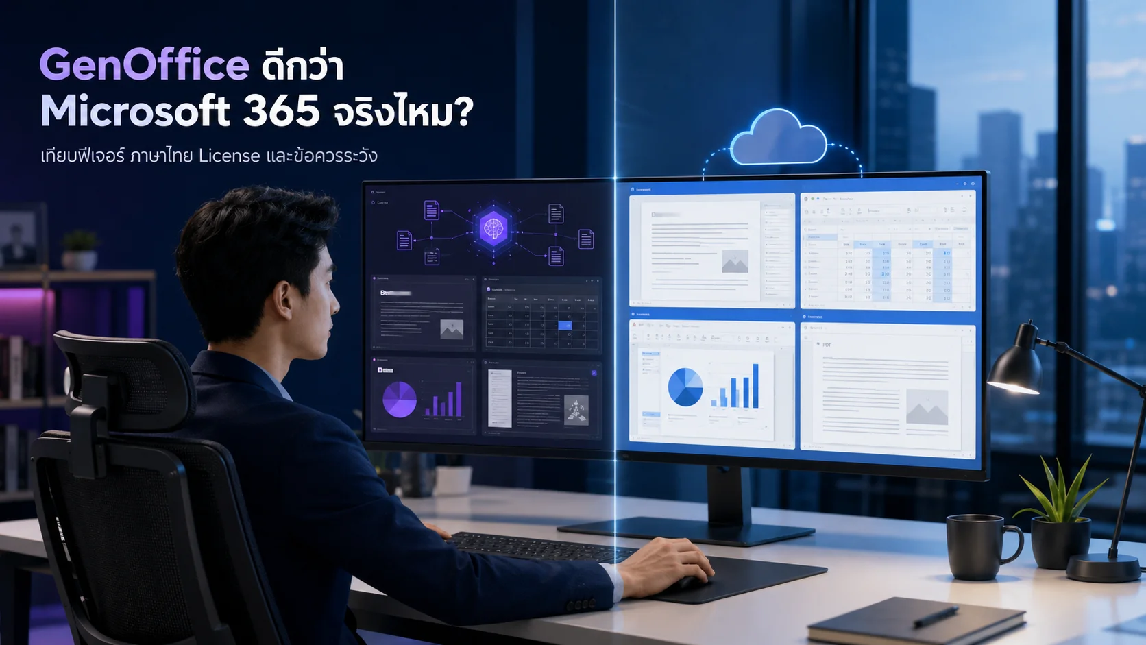 GenOffice คืออะไร? เทียบ Microsoft 365 ข้อดี ข้อเสีย ภาษาไทยและ License
